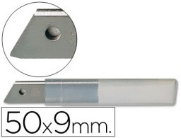 10 cuchillas de repuesto Q-Connect para cúter estrecho